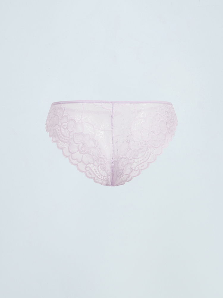 Softvol 3件装女士简约浪漫蕾丝设计比基尼内裤 - 彩色 - 查看 18