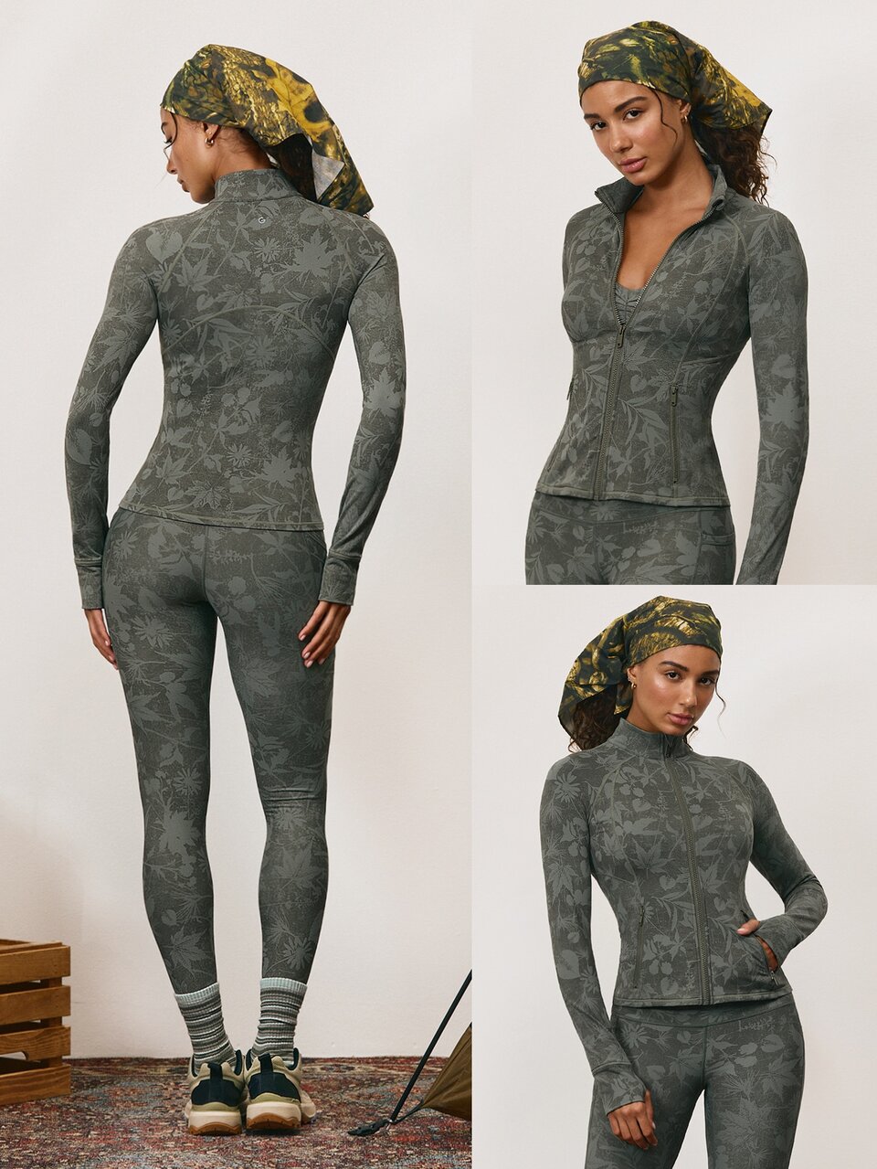 FeatherFit™ Slim-It Streamline Performance Secure Pockets Zip Up Long Sleeve Jacket Low Impact Yoga Pilates Daily Outdoor Camping Hiking Trail Fall