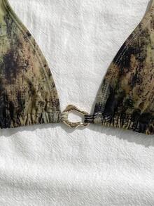 Swim Mod 26SS 春夏度假海灘高階性感波點比基尼泳衣兩件套 - 彩色 - 查看 6