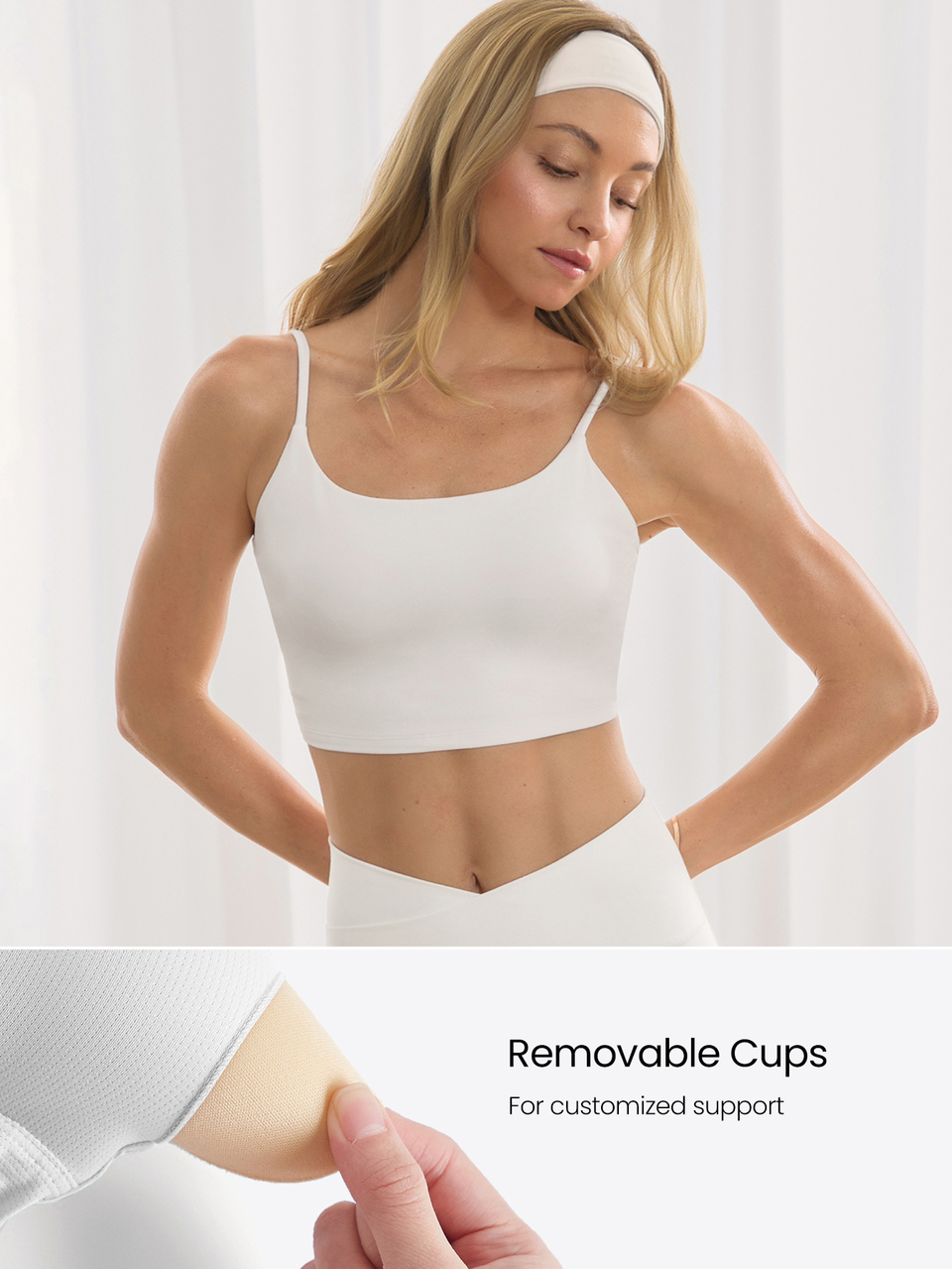 FeatherFit™ Twisted Backless Bra