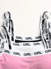 SHEIN 3PCS Tween Girls Bras And Bralettes - Multicolor - View 8