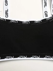 SHEIN 3PCS Tween Girls Bras And Bralettes - Multicolor - View 4