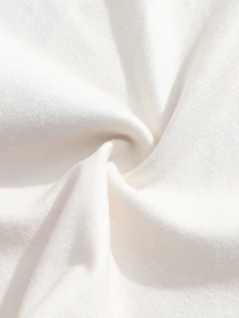 SHEIN 小男孩修身款兒童秋冬圖案圓領正肩長袖T恤與睡褲套裝 2件組，萬聖節秋季白色 - 彩色 - 查看 6