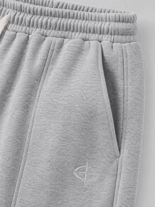 STYNVO Men's Drawstring Waist Pocket Casual Versatile Daily Wear Sweatpants - Grey - View 5