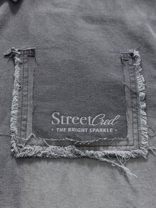 AXEPEAK Men's Washed Dark Grey Printed Long Sleeve Top Birthday Work Autumn Streetwear Street Life - Grey - View 2