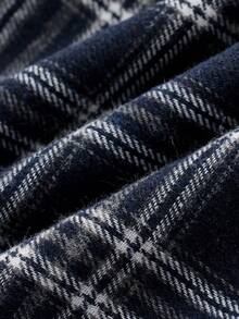 Coolane Blue Navy Style Casual Minimalist Loose Fit Plus Size Pants Suitable For Spring And Autumn Fall - Multicolor - View 7