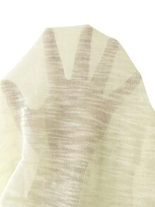 Tideelle Pale Yellow Frill Trim Lace-Up Short Knit Cardigan Brunch Autumn Romantic Elegant - Lime Green - View 7