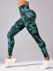 Core Rhythm Women's Fashion Printed Slim Fit Athletic Leggings Yoga Pants - Multicolor - View 5