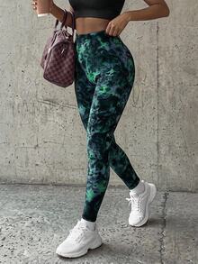 Core Rhythm Women's Fashion Printed Slim Fit Athletic Leggings Yoga Pants - Multicolor - View 1