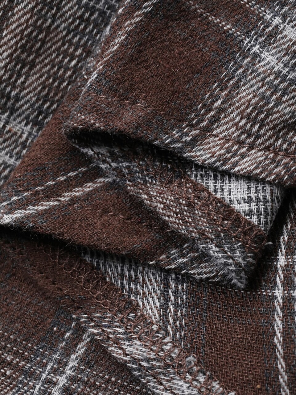 Dazy Plus Fashionable Plaid Loose A-Line Long Skirt, Fun Commute Brown Versatile Spring/Autumn Skirt