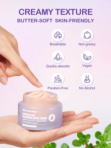 Slow Sunday Soothing And Nourishing Night Cream, Moisturizing, Brightening, And Firming The Skin, K Beauty, Good Choice For Vacation, Travel Essentials, Halloween, Suitable For Summer Skin Care - Lotion - View 3