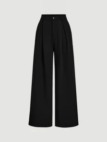 SHEIN MOD Conjunto de chaqueta y pantalones con decoración de cordones estilo vintage - Negro - Ver 9