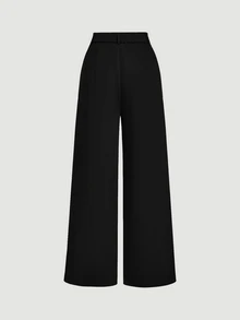 SHEIN MOD Conjunto de chaqueta y pantalones con decoración de cordones estilo vintage - Negro - Ver 10