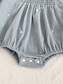 Baby Girls Bodysuits Fall, Casual Daily Wear - Blue - View 7