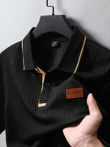 EGENSIO Men Polo Shirts - Black - View 3