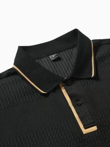 EGENSIO Men Polo Shirts - Black - View 6
