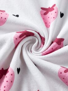 3 Sets, Get 1 Set Random,Newborn Baby Girl Cute Casual Knitted  Pattern Long Sleeve Footed Jumpsuit - Pink - View 3