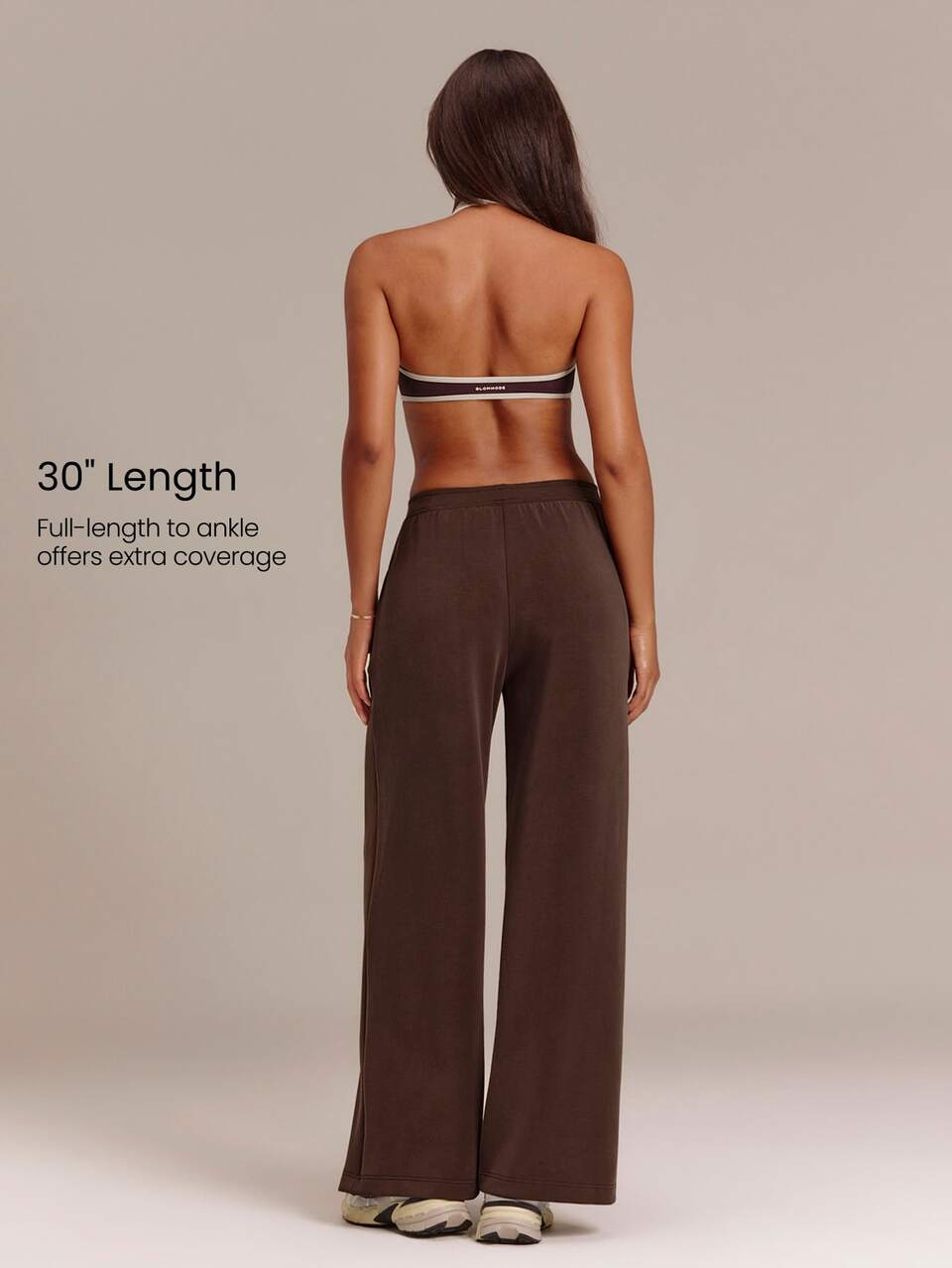 Soft-Brushed Modal Easy Does It Wide Leg Pants With Single Pleat Detail & Side Pockets Daily Casual Wear