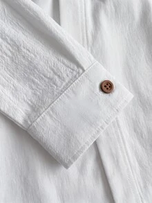PrepCrw 小男孩學院風刺繡標誌立領長袖襯衫/長褲套裝 - 彩色 - 查看 8