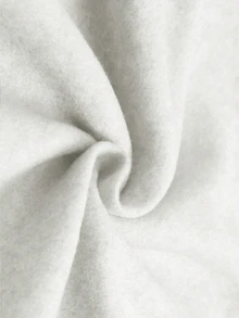 Resyla 女款極簡休閒可愛貓咪刺繡長袖連帽衫，適合返校季或送給朋友的禮物 - 灰色 - 查看 4