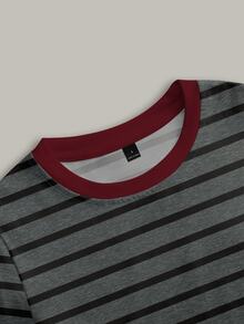 Resyla Women's Casual Striped Top, Autumn - Multicolor - View 3