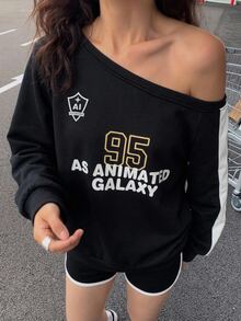 Livesso Women's Crew Neck Short Sleeve Black Solid Color Loose Casual Drop Shoulder All-Match Versatile T-Shirt Oversized T Shirts For Women - Black - View 8