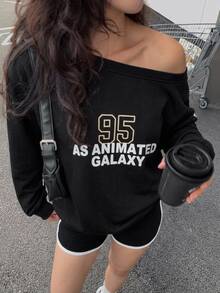 Livesso Women's Crew Neck Short Sleeve Black Solid Color Loose Casual Drop Shoulder All-Match Versatile T-Shirt Oversized T Shirts For Women - Black - View 6