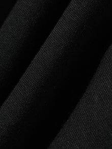 Livesso Women's Crew Neck Short Sleeve Black Solid Color Loose Casual Drop Shoulder All-Match Versatile T-Shirt Oversized T Shirts For Women - Black - View 9