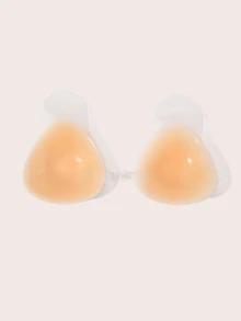 SHEIN Women's Silicone Adhesive Bra, Gift For Girlfriend - Apricot - View 3