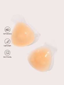 SHEIN Women's Silicone Adhesive Bra, Gift For Girlfriend - Apricot - View 8