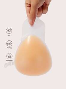 SHEIN Women's Silicone Adhesive Bra, Gift For Girlfriend - Apricot - View 9