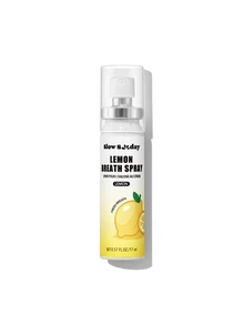 Slow Sunday Lemon Breath Spray, Lemon, Fruit Flavored Mouth Freshener Spray, Go-To For Instantly Refreshing Your Breath, Good Choice For Vacation, Travel Essentials, Back To School, Suitable For Summer Oral Care - Yellow - View 6