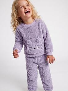 Maija Kids Maija Kids 兒童 1 套小女孩睡衣 嬰兒洗禮 7 歲生日 紫色秋季仙女公主 - 紫色 - 查看 2