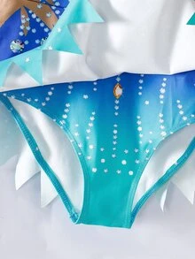 女童无袖紧身体操服，无袖印花紧身体操服，舒适亲肤，紧身设计防止走光，艺术体操运动服，学校舞蹈比赛服，四季皆宜，玫瑰红，鲜艳图案 - 彩色 - 查看 9