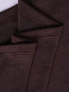SHEIN BASICS Tank Top Wanita Minimalis Serbaguna Warna Solid Cokelat Tua, Cocok untuk Acara Brunch, Kembali ke Sekolah, Pakaian Kerja, Pakaian Sehari-hari di Kantor, dan Musim Panas - Coffee Brown - View 11