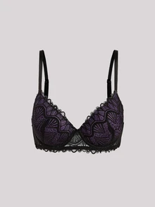 Hourtrue 3pcs Women's Lace Padded Push-Up Bra, Sexy & Supportive - Multicolor - View 8