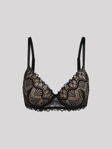 Hourtrue 3pcs Women's Lace Padded Push-Up Bra, Sexy & Supportive - Multicolor - View 5