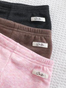 Cozy Pixies 3件組女嬰裝飾針織腰帶保暖內裡秋冬打底褲套裝 - 彩色 - 查看 3