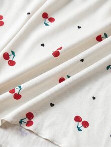 SHEIN Set Piyama 3 Potong Motif Polkadot & Kartun untuk Anak Perempuan Remaja - MultiWarna - View 4