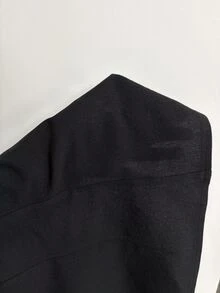 Elamini Women's Shirt, Tang Suit Style, Chinese Style, One-Character Frog Button, Casual, Minimalist - Black - View 6