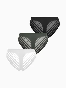 Slumbrini 3pcs Plus Size Women's Solid Color Basic Lace Sexy Briefs, Comfortable For Home & Sports - Multicolor - View 10