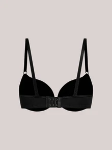 Veilyse 3pcs/Set Women's Comfortable Colorful Wireless Cotton Soft Cup Push Up Bra Set, Suitable For Small Bust - Multicolor - View 13