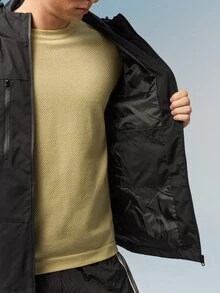 Caldwick Jaket Kasual Pria, Olahraga Luar Ruangan, Ringan - Hitam - View 8