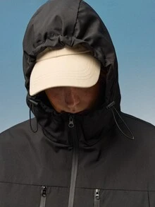 Caldwick Jaket Kasual Pria, Olahraga Luar Ruangan, Ringan - Hitam - View 6