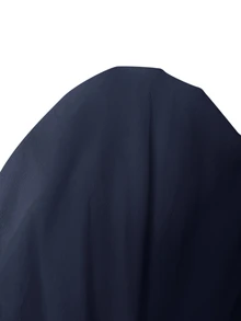 Rosumi 大尺碼女款純色休閒時尚傳統寬鬆短袖上衣與短褲兩件套，度假居家晚裝，海軍藍，夏季 - 藏蓝色 - 查看 11