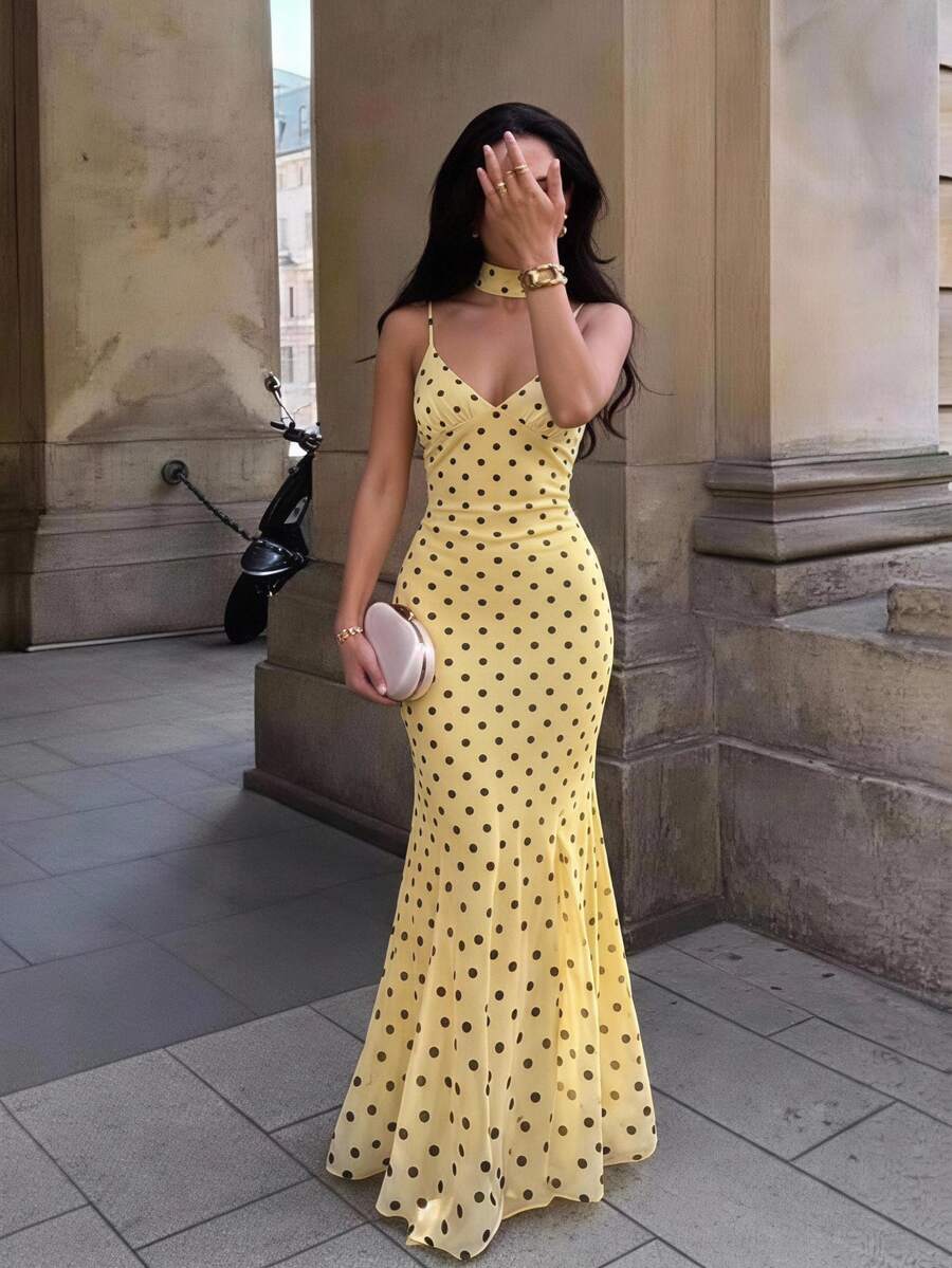 Vestido Sofia Amarillo Largo