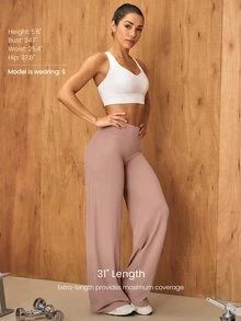 GLOWMODE Celana Olahraga Peakbum Bottoms Up 31'' Cepat Kering, Pinggang Elastis, Saku, Pengontrol Perut, Corehold Anti-Roll, Pembentuk Bokong, Cocok untuk Tenis, Lari, dan Latihan di Gym. - Rusty Rose - View 4