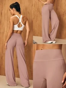 GLOWMODE Celana Olahraga Peakbum Bottoms Up 31'' Cepat Kering, Pinggang Elastis, Saku, Pengontrol Perut, Corehold Anti-Roll, Pembentuk Bokong, Cocok untuk Tenis, Lari, dan Latihan di Gym. - Rusty Rose - View 9