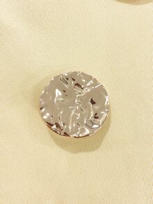 Franclia 女士新款V领收腰喇叭形通勤时尚迷你连衣裙 - 黃色 - 查看 3