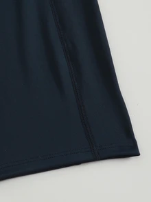 SHEIN Velisys Women's High Waist Slim Fit Yoga Fitness Pocket Sports Shorts - Black - View 6